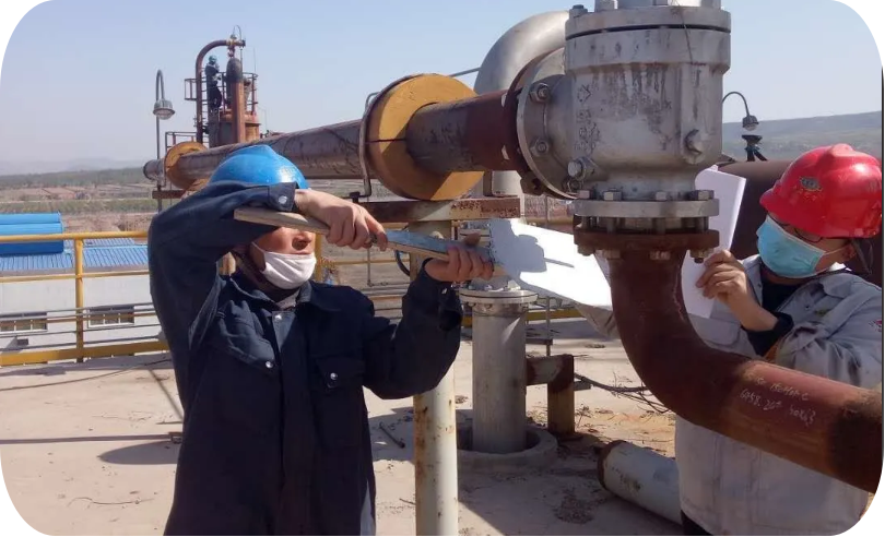 油庫管線吹掃工作圓滿完成，保障油品運輸安全